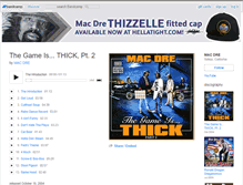 Tablet Screenshot of macdre.bandcamp.com