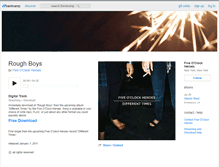 Tablet Screenshot of fiveoclockheroes.bandcamp.com