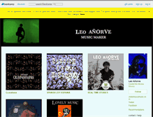 Tablet Screenshot of leoanorve.bandcamp.com