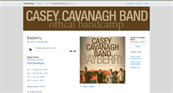 Desktop Screenshot of caseycavanaghband.bandcamp.com