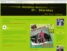 Tablet Screenshot of drskarabusthelosthighway.bandcamp.com