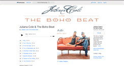 Desktop Screenshot of julianacoleandthebohobeat.bandcamp.com