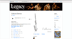 Desktop Screenshot of legacyband.bandcamp.com
