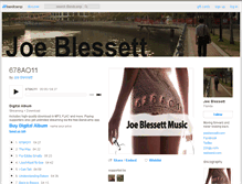 Tablet Screenshot of joeblessett.bandcamp.com
