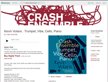 Tablet Screenshot of crashensemble.bandcamp.com