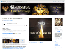 Tablet Screenshot of barakakirtan.bandcamp.com