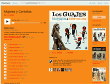 Tablet Screenshot of losguajes.bandcamp.com