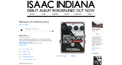 Desktop Screenshot of isaacindiana.bandcamp.com
