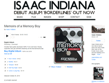 Tablet Screenshot of isaacindiana.bandcamp.com