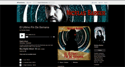 Desktop Screenshot of nicklasbarker.bandcamp.com