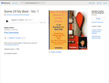 Tablet Screenshot of domeniccarota.bandcamp.com