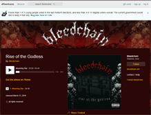 Tablet Screenshot of bleedchain.bandcamp.com