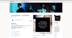 Desktop Screenshot of lafemme.bandcamp.com