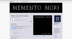 Desktop Screenshot of memento-mori.bandcamp.com