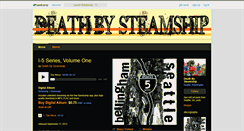 Desktop Screenshot of deathbysteamship.bandcamp.com