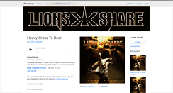 Desktop Screenshot of lionsshare.bandcamp.com