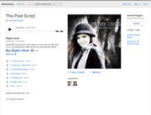 Tablet Screenshot of hannahrogers.bandcamp.com