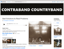 Tablet Screenshot of contrabandcountryband.bandcamp.com