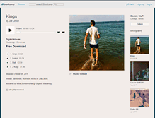 Tablet Screenshot of cousinstuff.bandcamp.com