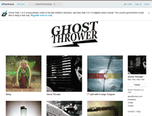 Tablet Screenshot of ghostthrower.bandcamp.com