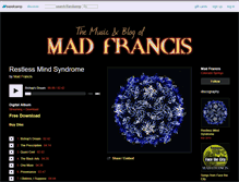 Tablet Screenshot of madfrancis.bandcamp.com