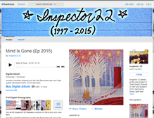 Tablet Screenshot of inspector22.bandcamp.com
