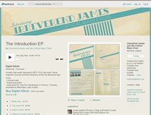 Tablet Screenshot of irreverendjames.bandcamp.com