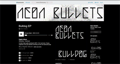 Desktop Screenshot of neonbullets.bandcamp.com