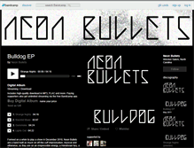 Tablet Screenshot of neonbullets.bandcamp.com