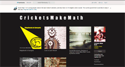 Desktop Screenshot of cricketsmakemath.bandcamp.com