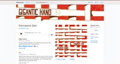 Desktop Screenshot of gigantichand.bandcamp.com