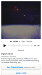 Mobile Screenshot of glasstherapy.bandcamp.com
