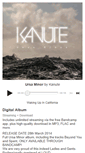 Mobile Screenshot of kanute.bandcamp.com