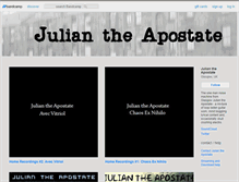 Tablet Screenshot of juliantheapostate.bandcamp.com