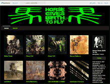 Tablet Screenshot of horsegivesbirthtofly.bandcamp.com