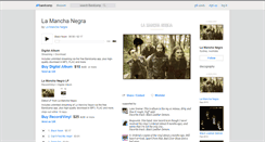 Desktop Screenshot of lamanchanegra.bandcamp.com