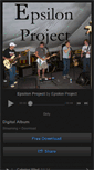 Mobile Screenshot of epsilonproject.bandcamp.com