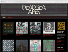 Tablet Screenshot of deadseaapes.bandcamp.com