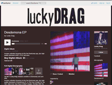 Tablet Screenshot of luckydrag.bandcamp.com