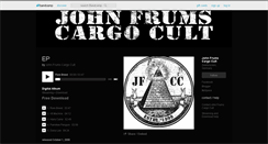 Desktop Screenshot of johnfrum.bandcamp.com