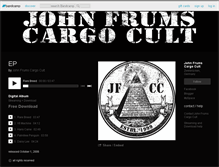 Tablet Screenshot of johnfrum.bandcamp.com