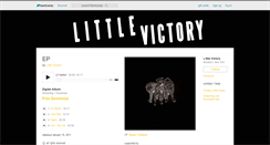 Desktop Screenshot of littlevictory.bandcamp.com