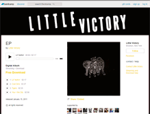 Tablet Screenshot of littlevictory.bandcamp.com