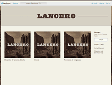 Tablet Screenshot of lancero.bandcamp.com