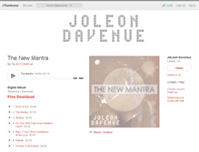 Tablet Screenshot of joleondavenue.bandcamp.com