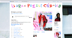 Desktop Screenshot of elgranpuzzlecozmico.bandcamp.com