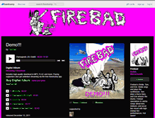 Tablet Screenshot of firebad.bandcamp.com