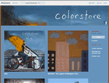 Tablet Screenshot of colorstore.bandcamp.com