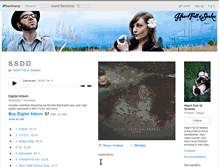 Tablet Screenshot of heartfullofsnakes.bandcamp.com