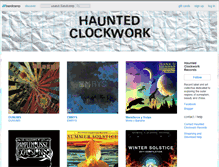 Tablet Screenshot of hauntedclockwork.bandcamp.com